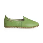 RUSTIC CHIC Handmade - Pam Touch Shoes - Green - Side - pamtouch com